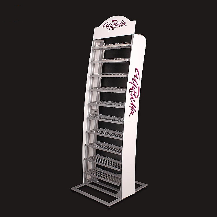 BDDNA518 Cosmetic Shop Glitter Nail Polish Rack Nail Polish Display