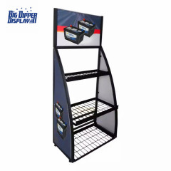 BDD-BA12 Car Battery Shop Rack Hot sale Gas Display Stand Auto Car with Wheels