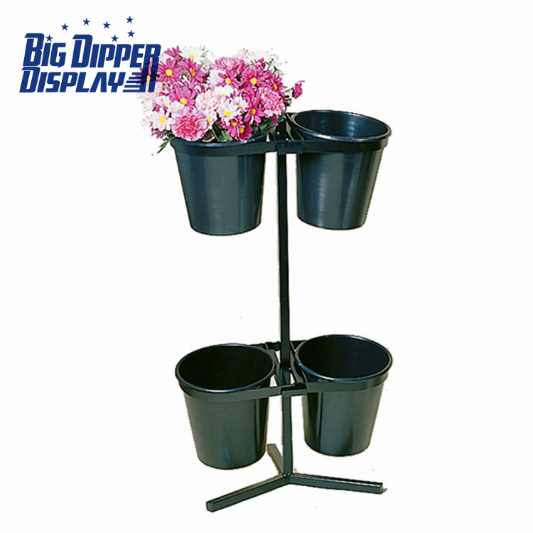 BDD-FL05 Floral Stand Flower Display Stand with 4 Plastic Buckets