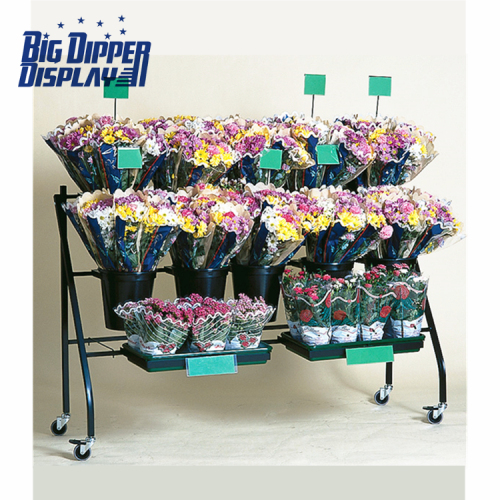 BDD-FL22 flower display stand with wheels