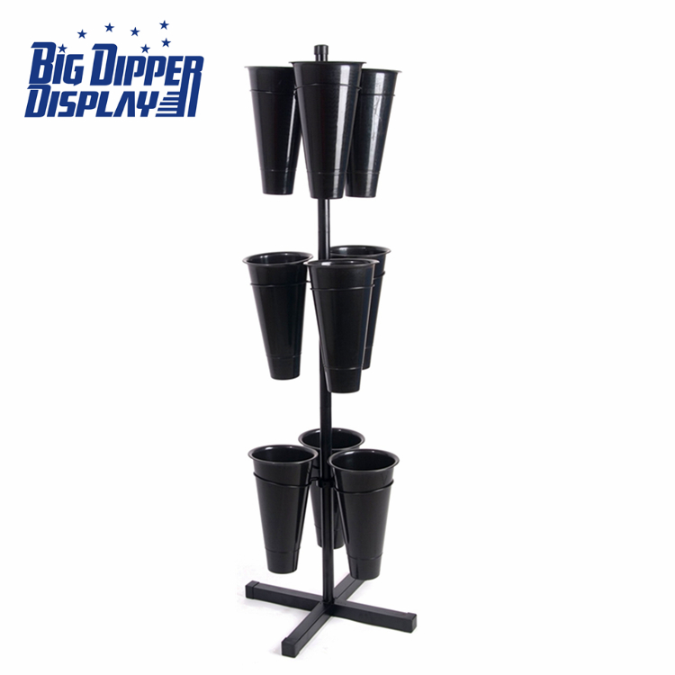 BDD-FL08 9 Plastic Vase Florist Floral Stand Flower Display Stand