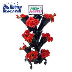 BDD-FL09 12 Plastic Vase Florist Floral Stand Flower Display Stand