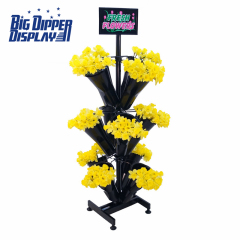BDD-FL09 12 Plastic Vase Florist Floral Stand Flower Display Stand