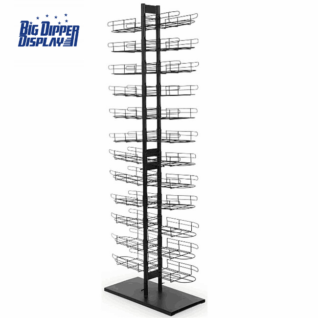 BDD-HC02 24 tiers floor standing cap display stand