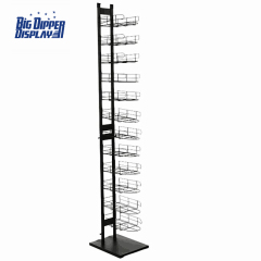 BDD-HC01 12 tiers floor standing cap display stand