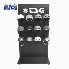 BDD-HC16 safety motorcycle helmet display rack,football motorcycle helmet display stands
