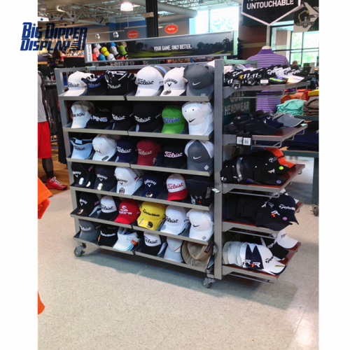 BDD-HC12 4 tiers metal cap display rack