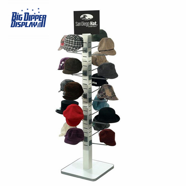 BDD-HC08 Metal Sports Hat Stand Display / Baseball Cap Display Rack