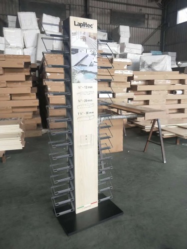 BDD-ST24 High Quality Marble metal display stand ceramic floor display rack
