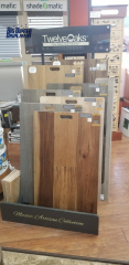 BDD-WF07 hardwood flooring display racks Timber floor laminate stand