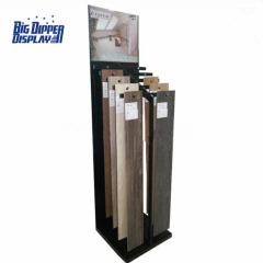 BDD-WF08 Wood timber display racks flooring stand rack