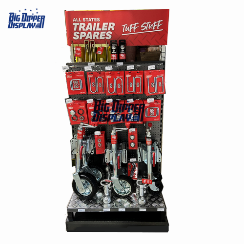 PB12 – double-Sided Metal Pegboard Display Stand