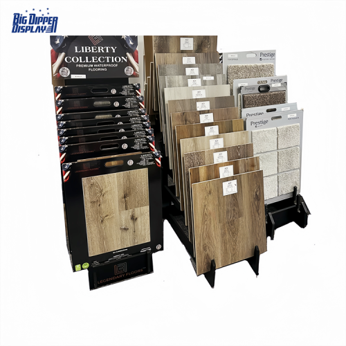 BDD-WF25 hot sale wood flooring display rack tile sample oak laminate wooden floor hardwood flooring sample display stands