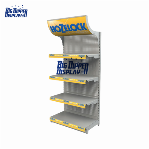PB64 exhibition power tool battery display racks for hardware store hanging pegboard drill bit display rack