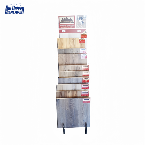 BDD-WF21 hardwood displays rack flooring displays literature wood floor laminate flooring display shelf stand