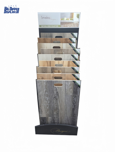 BDD-WF20 new type hardwood wooden flooring display stand rack for flooring wood floor