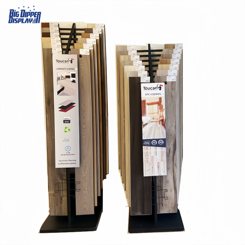 BDD-WF32 hardwood flooring display racks timber wood floor laminate stand