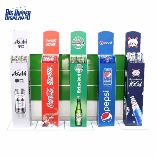 AL13 Modern Fashion Style Metal Energy Drink Vendor Vertical Auto Lift with Powder Coated Finish and Display Panel