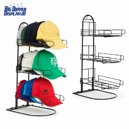 BDD-HC10 3 tiers countertop cap display stand