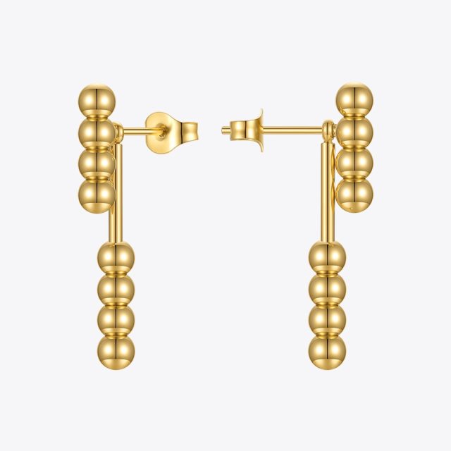 ENFASHION Candy Ball Earrings For Women Stainless Steel Piercing Stud Earring Gold Color Fashion Jewelry Kolczyki E211265