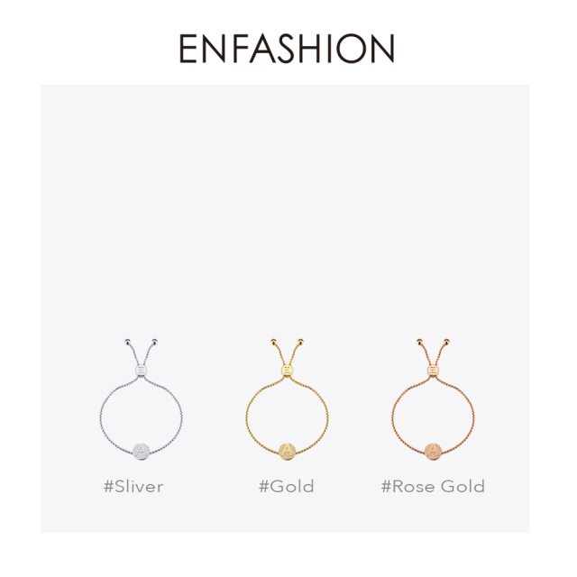 Enfashion Initial Letter Screw Charm Bracelets Gold Color Stainless Steel Trendy Letter Chain For Women Fashion Jewelry 188004
