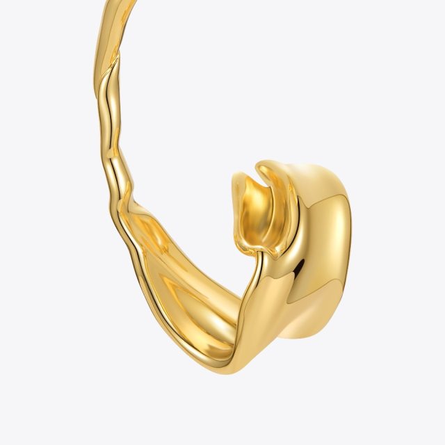 ENFASHION Irregular Ear Cuff Gold Color Earrings For Women Single Earings Fashion Jewelry Pendientes Mujer Wholesale E211263