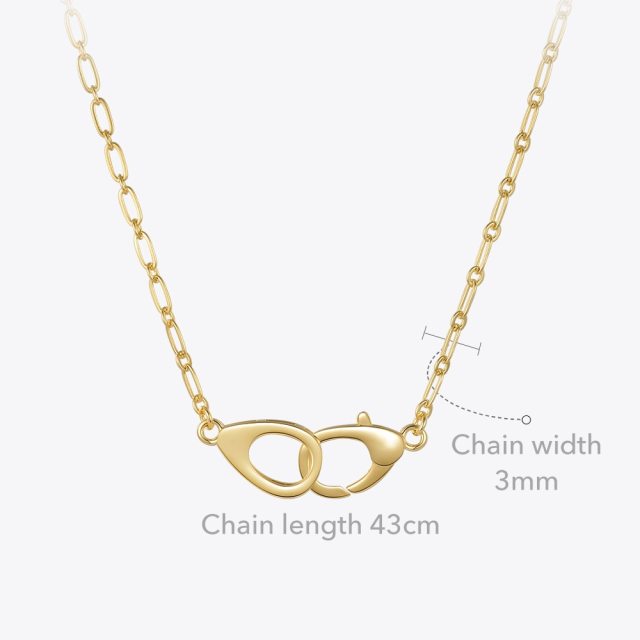 ENFASHION Goth Lobster Clasp Pendant Necklace For Women Gold Color Necklaces Party Fashion Jewelry Collares Para Mujer P213255