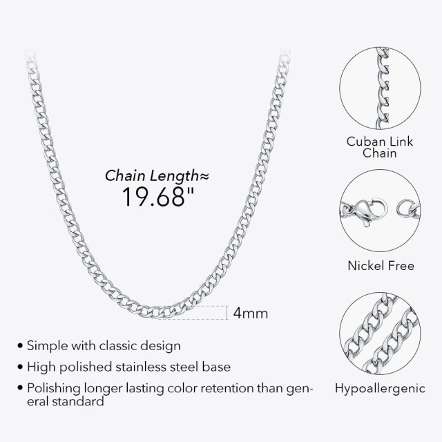 ENFASHION Goth Chains Necklace For Women Long Necklaces Fashion Jewelry Stainless Steel Free Shipping Items Party Collares P3145