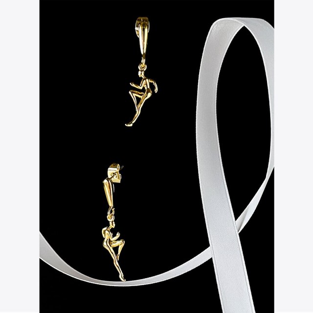 ENFASHION Original Athlete Dancer Earrings For Women Boucle Oreille Femme Korean Fashion Jewelry Gold Drop Earring Gifts E221373