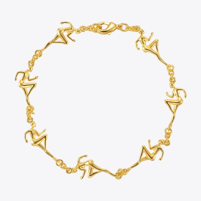 ENFASHION Original Athlete Dancer Bracelet For Women Pulseras Mujer Gold Color Fashion Jewelry Bracelets Wholesale Gifts B222285