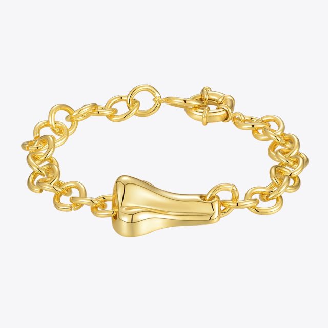 ENFASHION 3D Imitated Nose Bracelet For Women Gold Bracelets Free Shipping Items Chain Fashion Jewelry Pulseras Mujer B202226