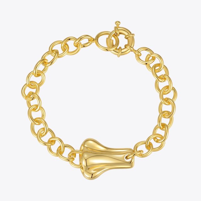 ENFASHION 3D Imitated Nose Bracelet For Women Gold Bracelets Free Shipping Items Chain Fashion Jewelry Pulseras Mujer B202226