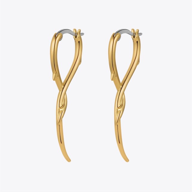 ENFASHION Thistle Thorn Hoop Earrings Set For Women Free Shipping Gold Color Fashion Jewelry Pendientes Piercing Earings E221398