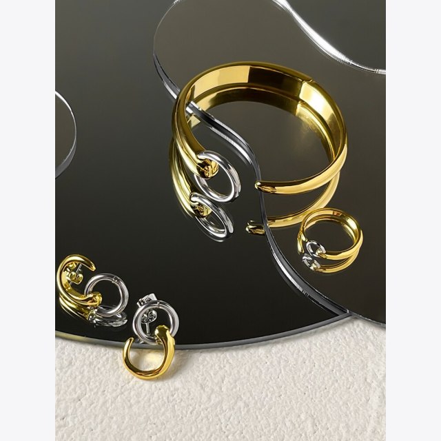 ENFASHION Original Design Gold Color Open Bracelet For Women Bracelets Wholesale Pulseras Mujer Fashion Jewelry Gifts B222289