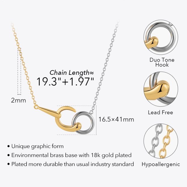 ENFASHION Necklaces Cheap Items With Free Shipping Trending Products Gold Color Pendants Necklace For Women Fashion Jewelry 3316