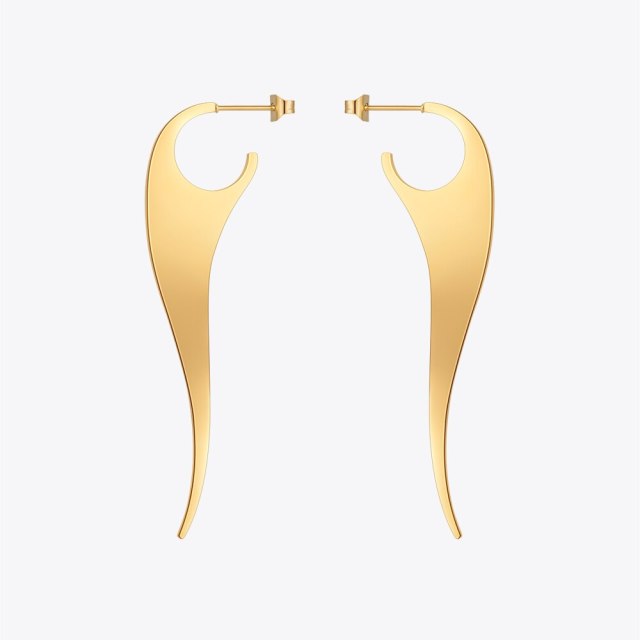 ENFASHION Moustache Drop Earrings For Women Brincos Stainless Steel Piercing Earings Trending Products Fashion Jewelry E221423