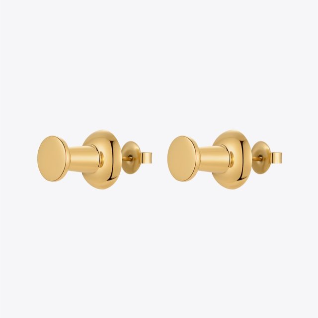 ENFASHION Piercing Pin Earings Christmas Gold Color Earrings For Women Pendientes Mujer Stainless Steel Fashion Jewelry E221424