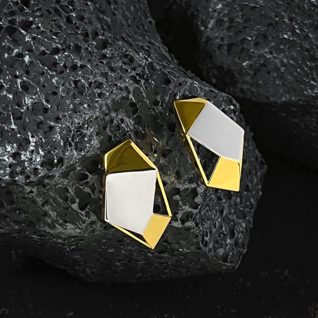 ENFASHION New In Earrings For Women Christmas Pendientes Mujer Piercing Stud Earings Gold Color Fashion Jewelry Meteorite E1441