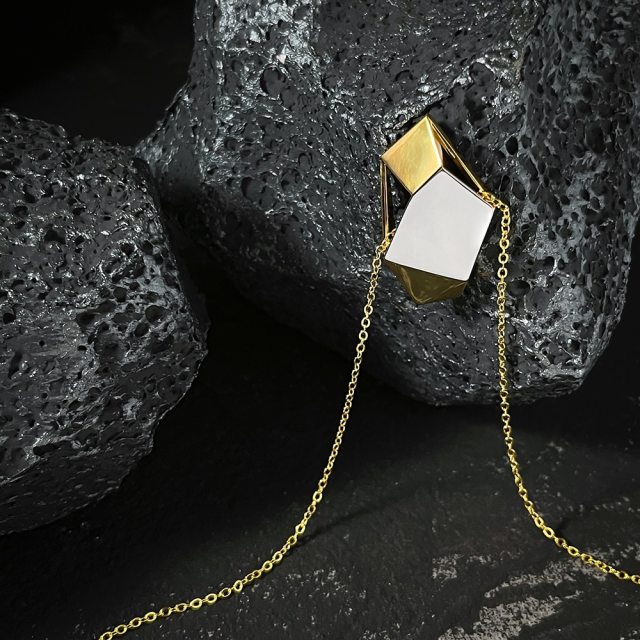 ENFASHION New In Meteorite Necklace For Women Gold Color Pendants Necklaces Hip-Hop Collares Para Mujer Fashion Jewelry P223327