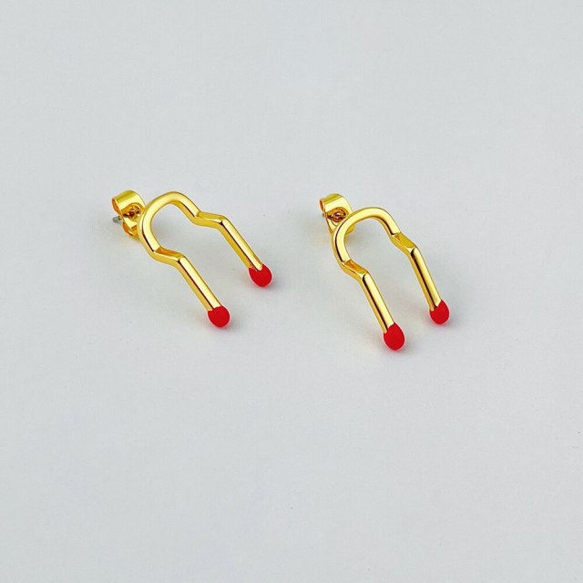 ENFASHION Matchstick Stud Earrings For Women Christmas Gift Pendientes Mujer New In Piercing Earings 2022 Dropshipping E221454