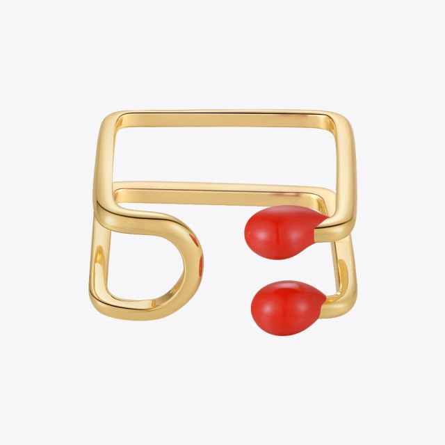 ENFASHION New In Matchstick Rings For Women Anillos Mujer Gold Color Ring Christmas Gift Cute Fashion Jewelry Wholesale R224177