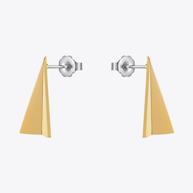 ENFASHION Piercing Triangle Stud Earrings For Women Christmas Stainless Steel Earings 2022 Pendientes Fashion Jewelry E221459