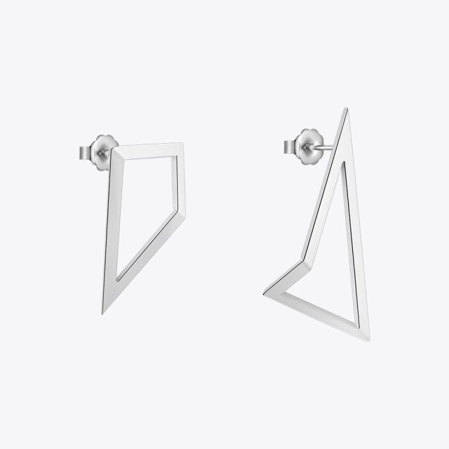 ENFASHION Piercing Triangle Stainless Steel Earrings For Women Christmas Pendientes Mujer Fashion Jewelry Earings 2022 E221472