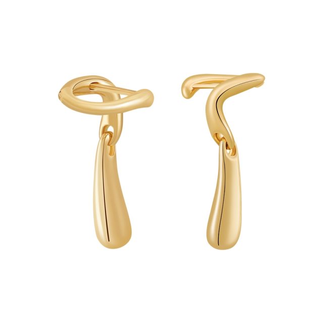 ENFASHION Aretes De Mujer Rain Drop Hook Shap Earrings For Women 18K Plated Gold Color In Earings Cute Fashion Jewelry Gift 1459