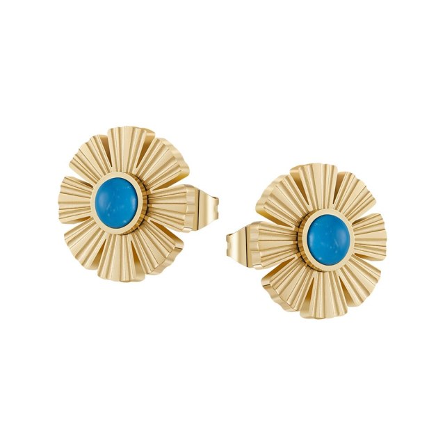 ENFASHION Aretes De Mujer Chrysanthemum Stud Earrings For Women 18K Plated Gold Fashion Jewelry Cute Simple Gift Party E221433