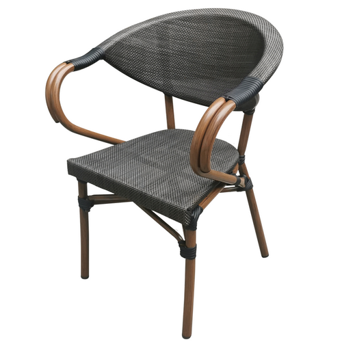 L-147 Patio Furniture Aluminum Mesh Outdoor Cafe Chair