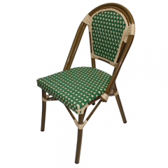 Ensemble de chaise et table de jardin extérieur de cadre en aluminium stable imperméable L-135