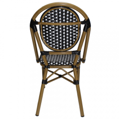 L-137 French Restaurant Garden Chairs Outdoor Cafe Furniture Bistro Set Rattan Chairs