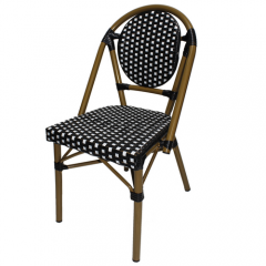 L-137 French Restaurant Garden Chairs Outdoor Cafe Furniture Bistro Set Rattan Chairs
