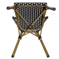 L-137 French Restaurant Garden Chairs Outdoor Cafe Furniture Bistro Set Rattan Chairs